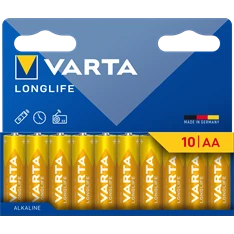 VARTA 4106101761 Longlife AA ceruzaelem 10db/bliszter