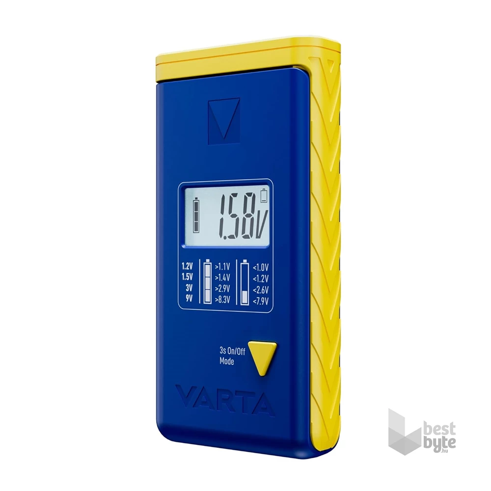 VARTA 893101111 LCD Elem- akku- gombcella teszter