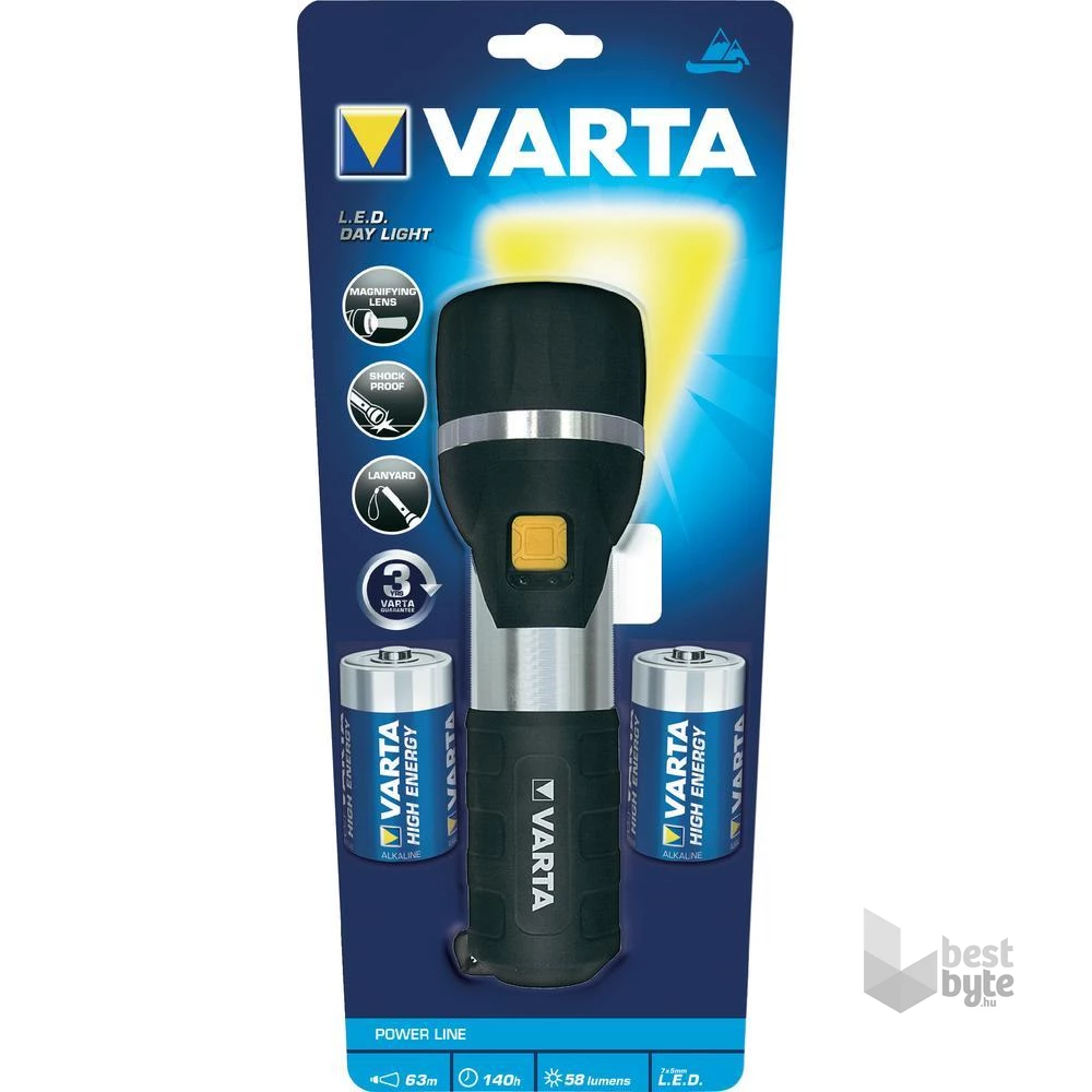 Varta 17611101421 LED Day Light 2D zseblámpa