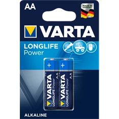 Varta 4906121412 Longlife Power AA (LR6) alkáli ceruza elem 2db/bliszter