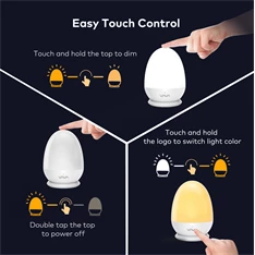 VAVA VA-CL006 tojás formájú LED lámpa
