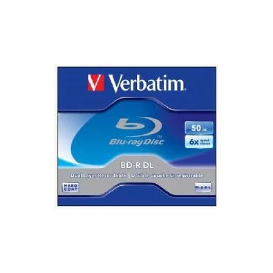 VERBATIM BRV-6DL BD-R kétrétegű normál tokos Bluray lemez