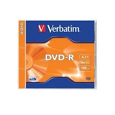 VERBATIM DVDV-16  DVD-R normál tokos DVD lemez