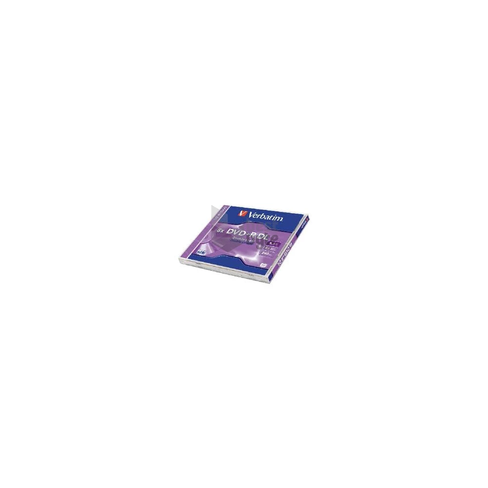 VERBATIM DVDV+8DL DVD+R kétrétegű normál tokos DVD lemez