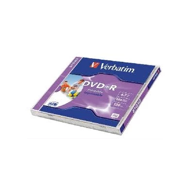 VERBATIM DVDV+16N DVD+R nyomtatható normál tokos DVD lemez