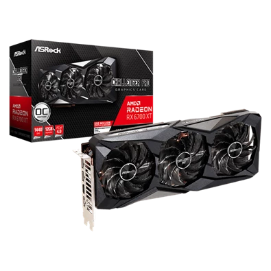 VGA ASRock AMD RX 6700 XT 12GB GDDR6 - RX 6700 XT Challenger Pro 12GB