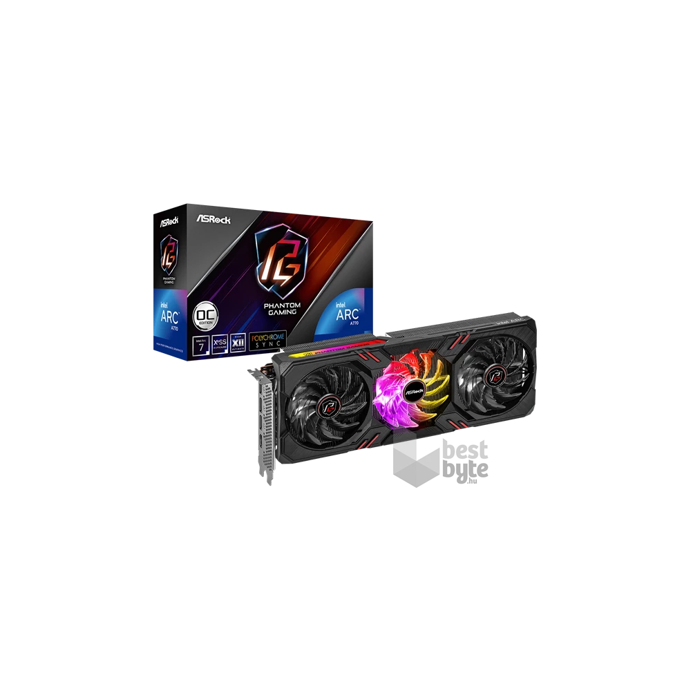 VGA Asrock Intel Arc A770 Phantom Gaming D 8G OC