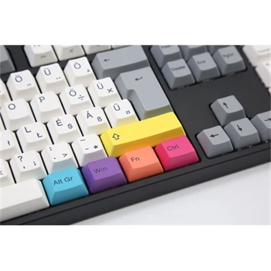 Varmilo VEA88 CMYK USB magyar gaming Cherry MX Silent Red mechanikus billentyűzet