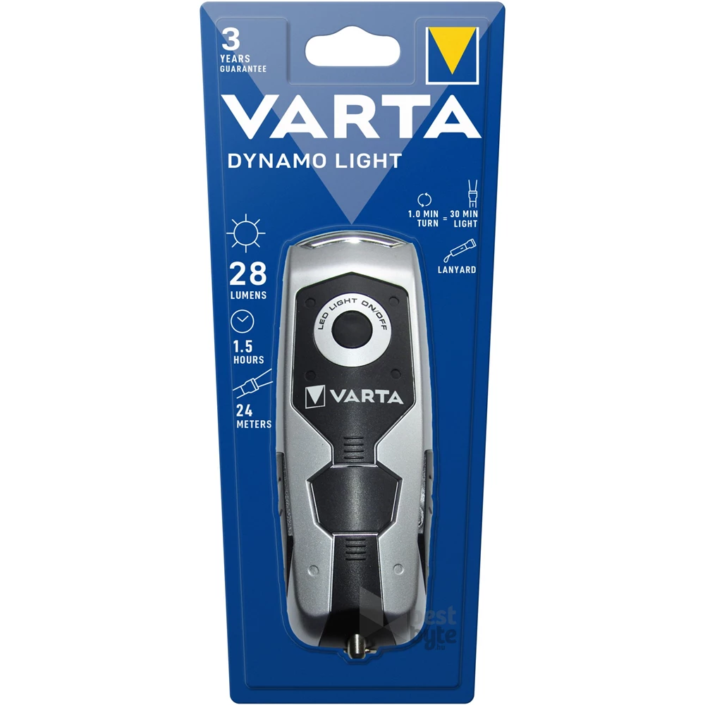 Varta 17680101401 DYNAMO dinamós LED elemlámpa