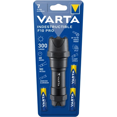 Varta 18710101421 Indestructible F10 Pro/3AAA/300 lumen/elemlámpa