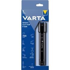 Varta 18901101111 hordozható Night Cutter F30R 2600mAh  powerbank+IPX4 elemlámpa