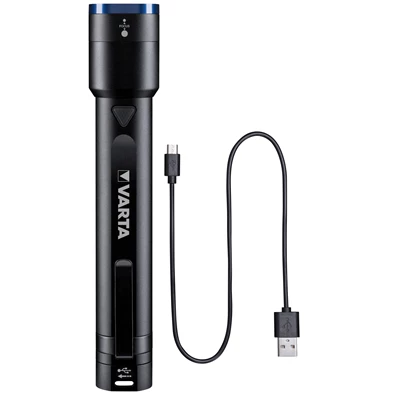 Varta 18901101111 hordozható Night Cutter F30R 2600mAh  powerbank+IPX4 elemlámpa