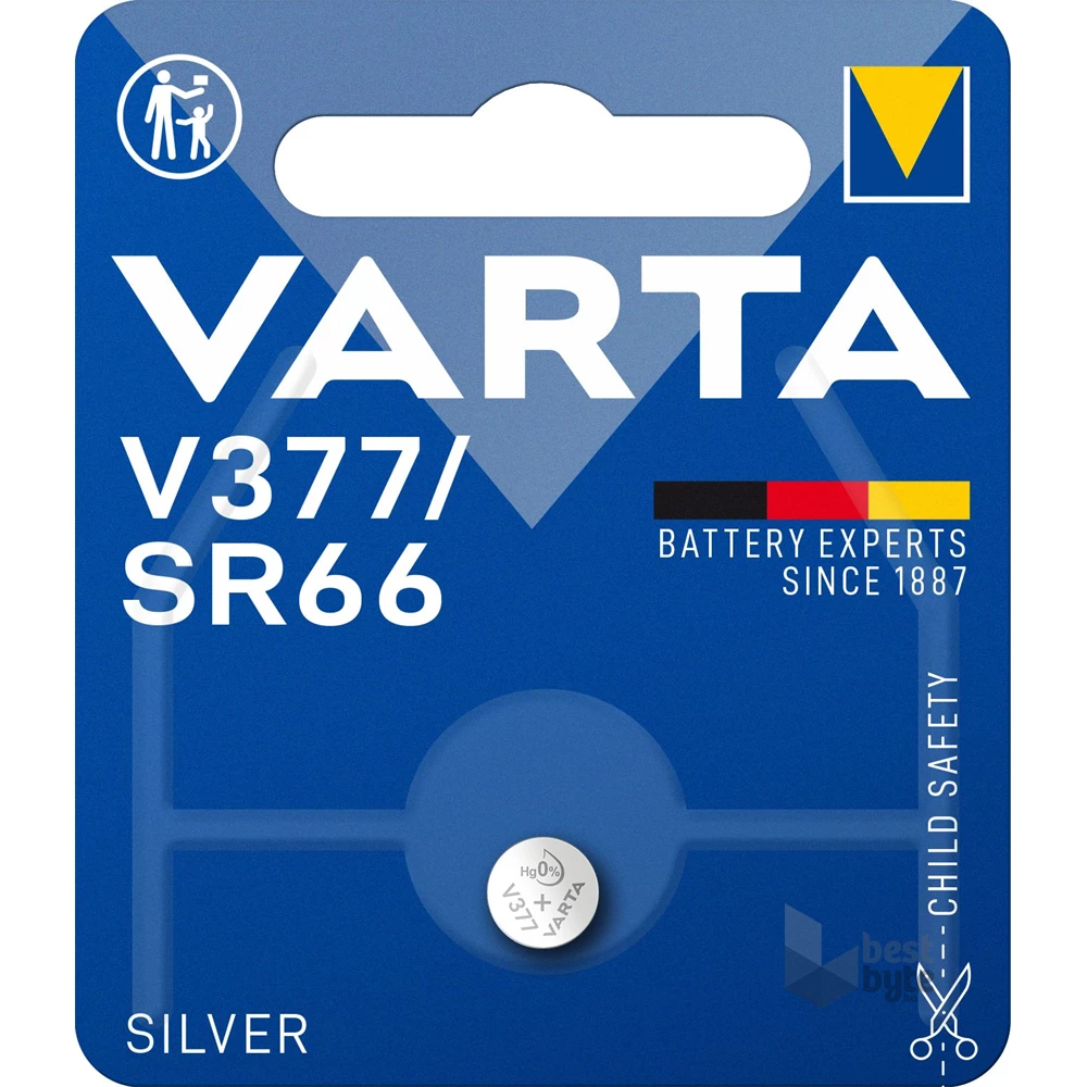 Varta 377101401 V377 (SR66) alkáli gombelem 1db/bliszter