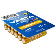 VARTA 4103301112 Longlife AAA (LR03) mikroceruza elem BigBox12