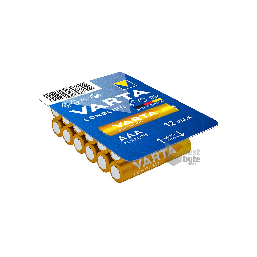 VARTA 4103301112 Longlife AAA (LR03) mikroceruza elem BigBox12