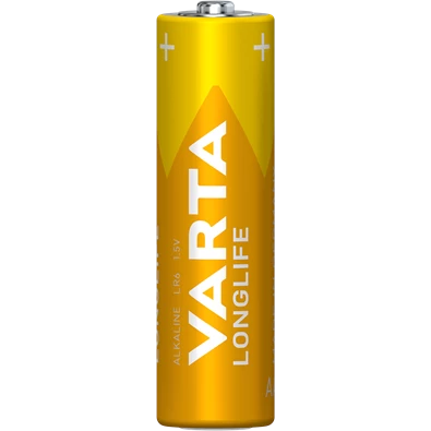 VARTA 4106301132 Longlife AA (LR06) ceruzaelem 12db/csomag (műanyagmentes csomagolás)
