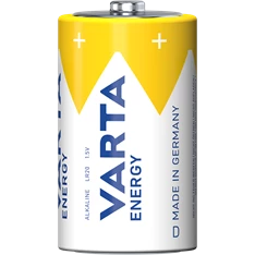 Varta 4120229422 Energy góliát D (LR20) elem 2db/csomag (műanyagmentes csomagolás)