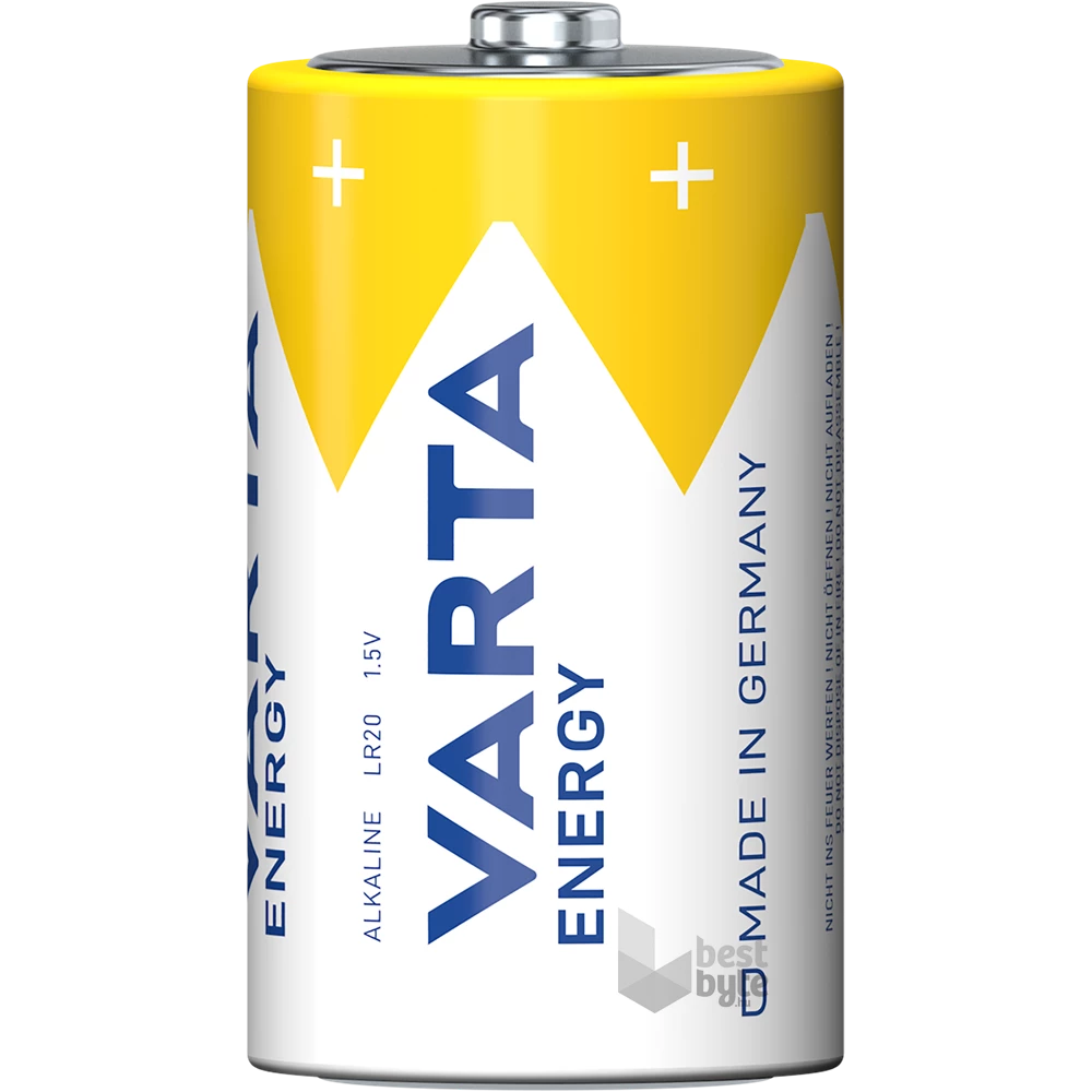 Varta 4120229422 Energy góliát D (LR20) elem 2db/csomag (műanyagmentes csomagolás)