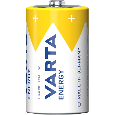 Varta 4120229422 Energy góliát D (LR20) elem 2db/csomag (műanyagmentes csomagolás)