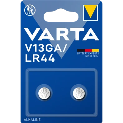 Varta 4276101402 V13GA/LR44 alkáli gombelem 2 db/bliszter
