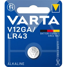 Varta 4278101401 LR43 (V12GA) fotó és kalkulátor elem 1db/bliszter