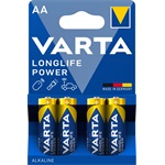 Varta 4906121414 Longlife Power AA (LR6) alkáli ceruza elem 4db/bliszter