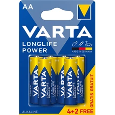 VARTA 4906121436 Helps Longlife Power AA (LR06) ceruzaelem 4+2db/bliszter