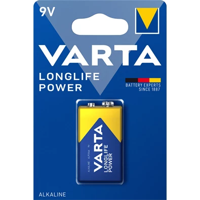 Varta 4922121411 Longlife Power 9V (6RL61) alkáli elem 1db/bliszter