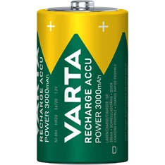 Varta 56720101412 Power góliát D 3000mAh akkumulátor 2db/csomag (műanyagmentes csomagolás)
