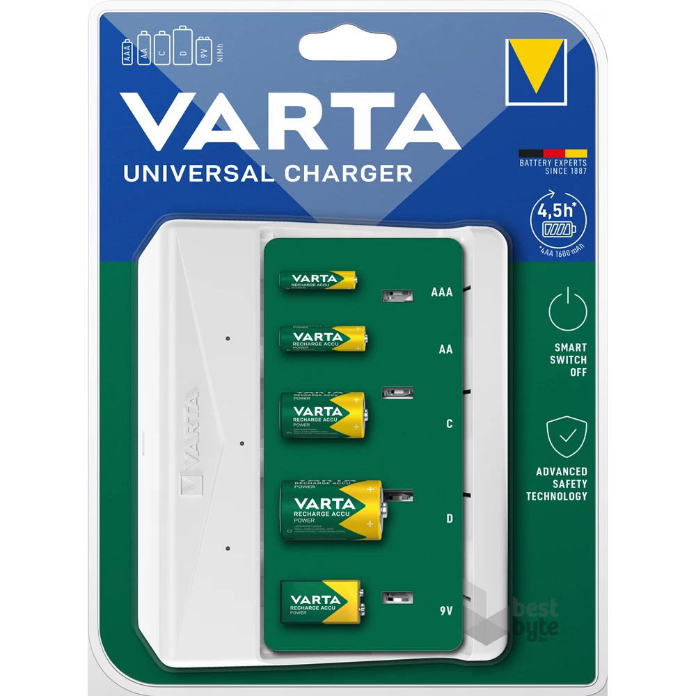 Varta 57658101401 Universal akkumulátor nélküli töltő