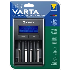 Varta 57676101401 LCD Dual Tech akkumulátor nélküli töltő