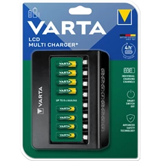 Varta 57681101401 LCD Multi Charger 8db-os akku töltő