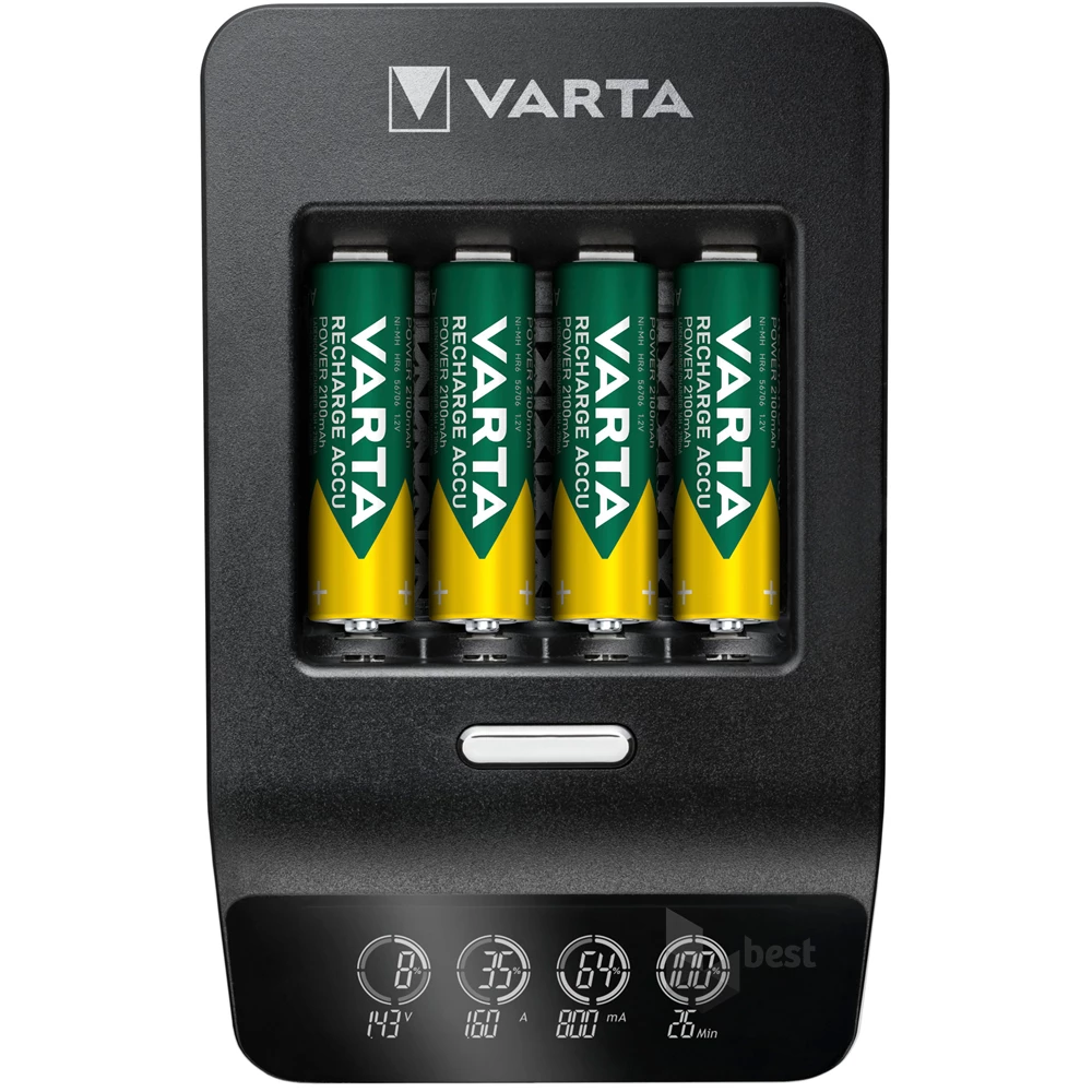 Varta 57685101441 LCD Ultra Fast Charger/4db AA 2100mAh akku/akku töltő