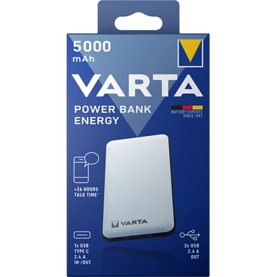 Varta 57975101111 hordozható 5000mAh Portable power bank