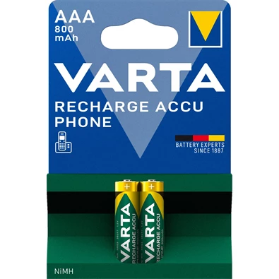 Varta 58398101402 Professional AAA (HR03) 800mAh telefon akku 2db/bliszter