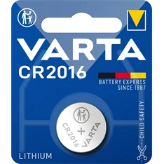 Varta 6016112401 CR2016 lítium gombelem 1db/bliszter