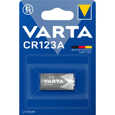 Varta 6205301401 CR123 lithium fotó elem 1db/bliszter