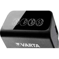 Varta 57687101441 LCD Plug Charger/4db AA 2100mAh akku/akku töltő