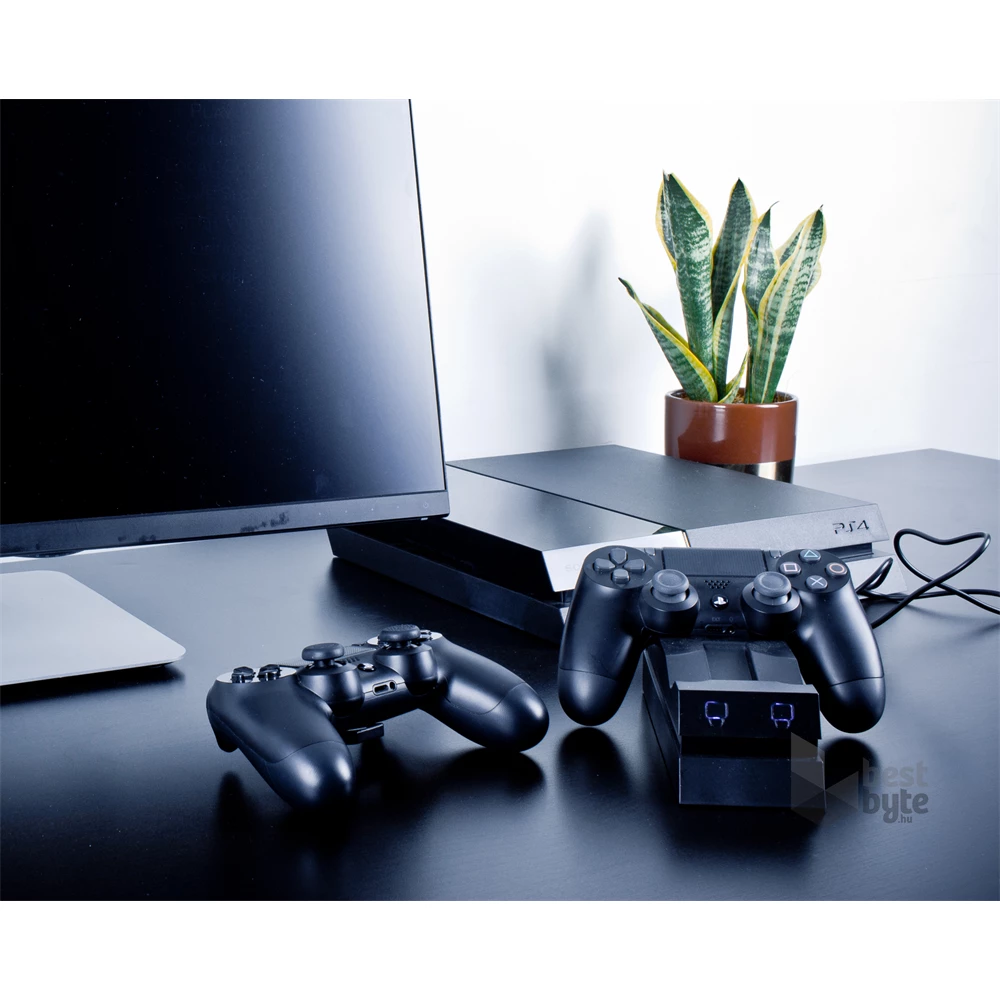 Venom VS2732 PS4 fekete dupla töltőállomás