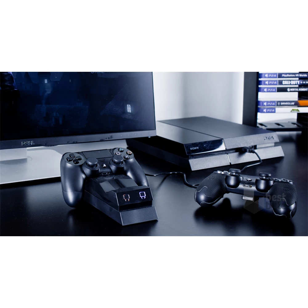 Venom VS2732 PS4 fekete dupla töltőállomás