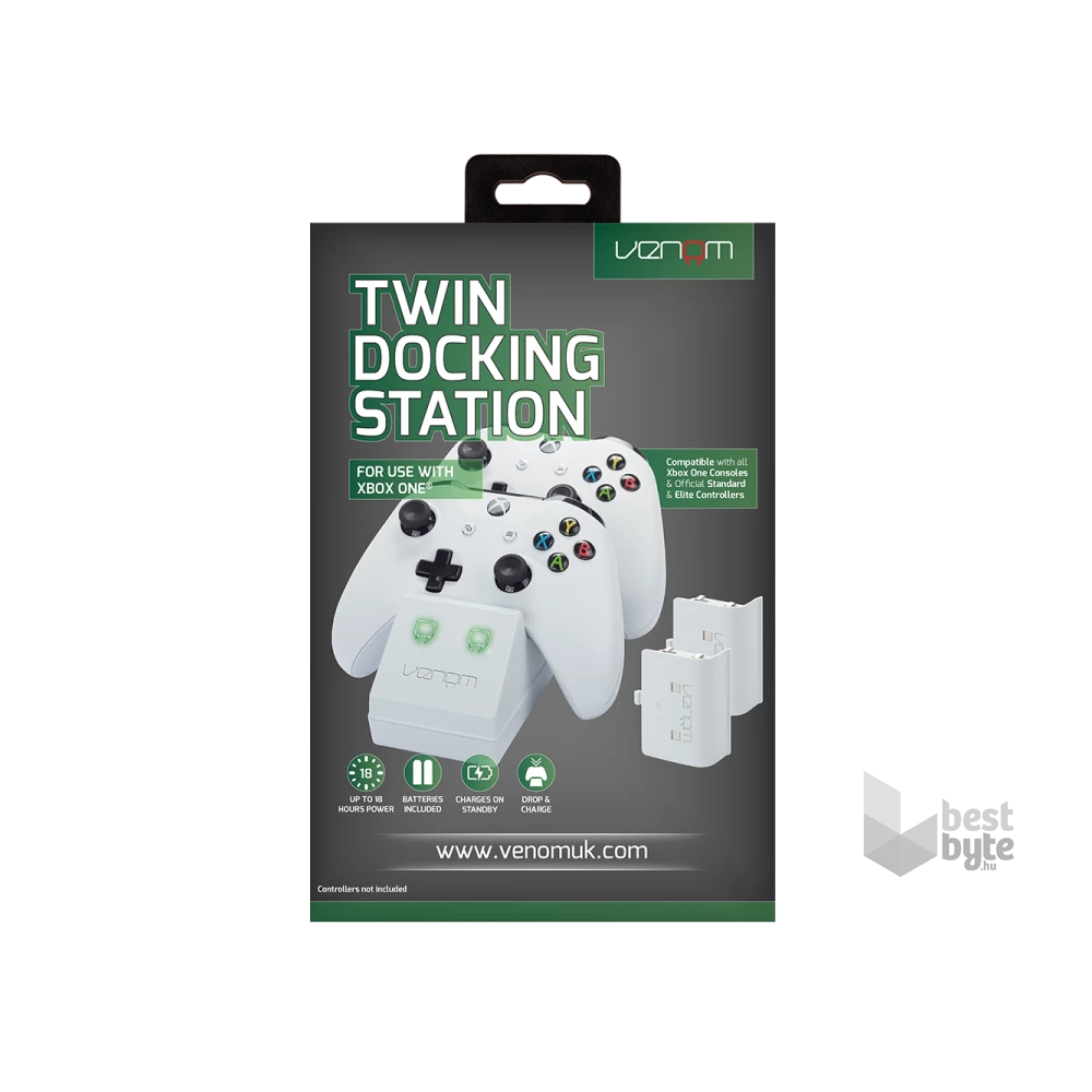 Venom VS2859 Xbox One fehér töltőállomás + 2 db akkumulátor