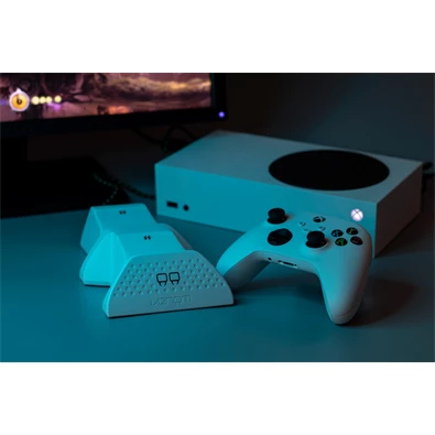 Venom VS2871 Xbox Series X & S fehér dupla töltőállomás + 2db akkumulátor