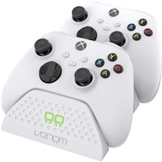Venom VS2871 Xbox Series X & S fehér dupla töltőállomás + 2db akkumulátor