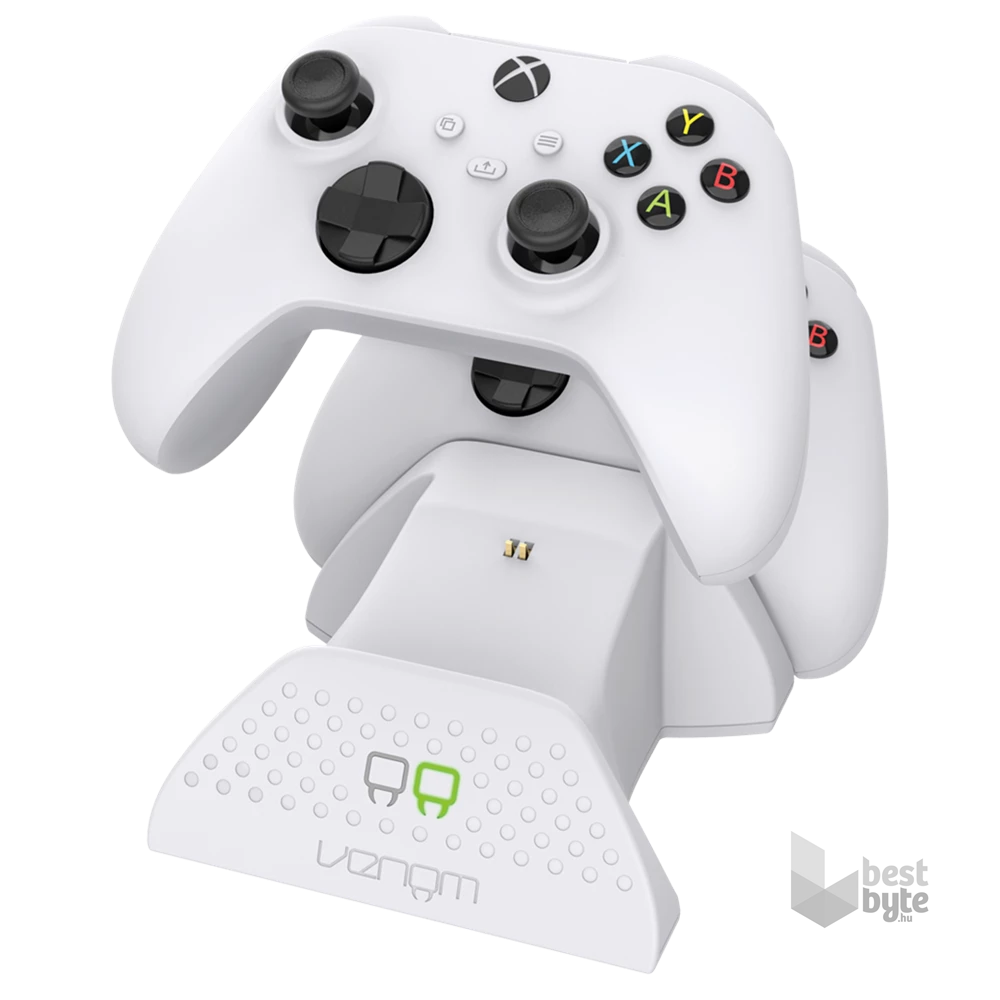 Venom VS2871 Xbox Series X|S/Xbox One fehér dupla töltőállomás + 2db akkumulátor