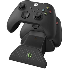 Venom VS2881 Xbox Series X & S fekete dupla töltőállomás + 2 db akkumulátor