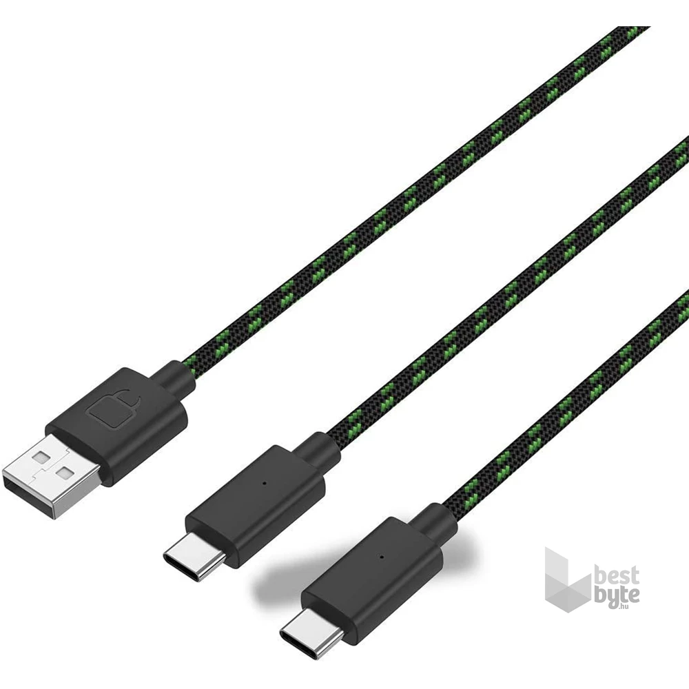 Venom VS2882 Xbox Series X|S/Xbox One fekete akkumulátor (2db) + 3 m töltőkábel