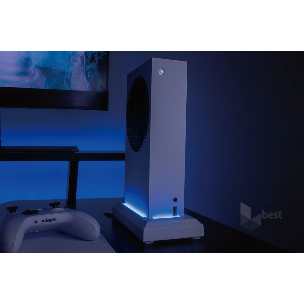 Venom VS3510 Xbox Series S fehér RGB LED állvány