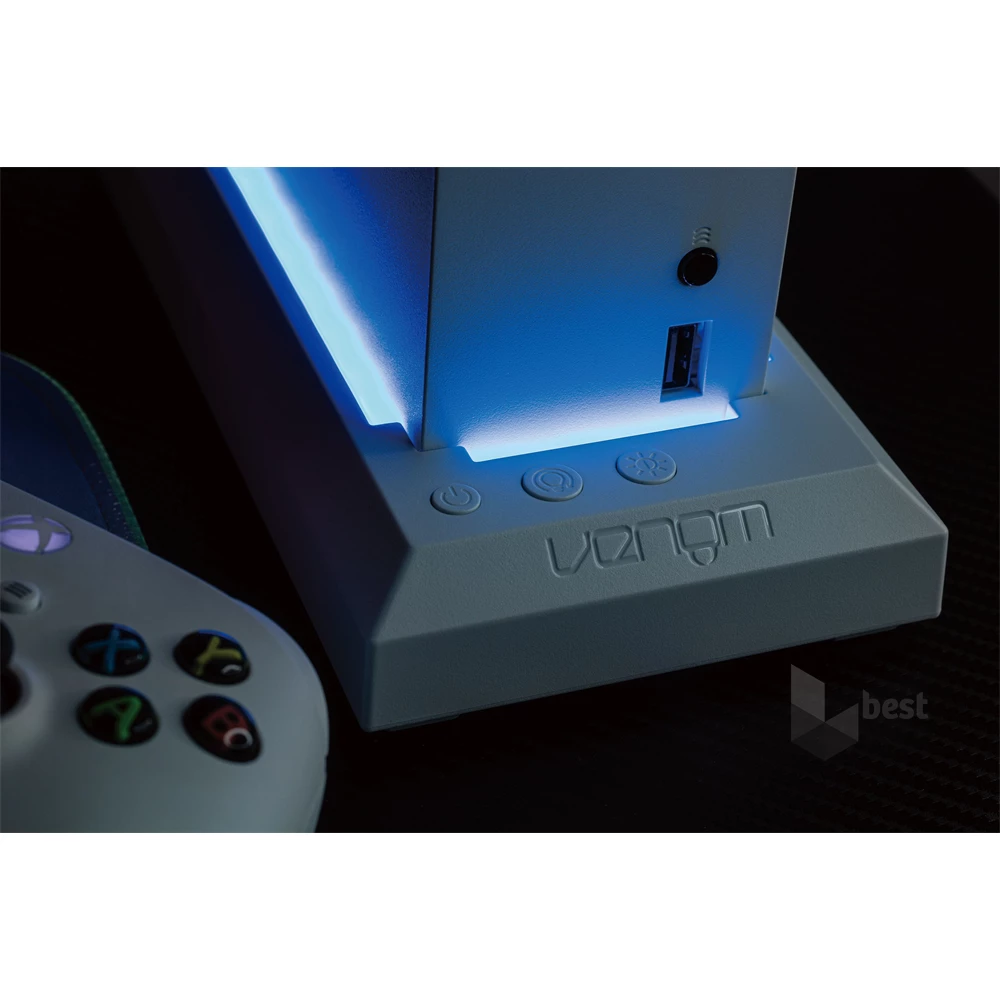 Venom VS3510 Xbox Series S fehér RGB LED állvány