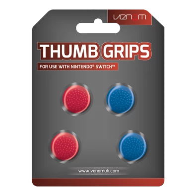 Venom VS4918 piros és kék Thumb Grips (4x) Nintendo Switch kontrollerhez