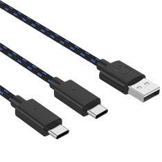 Venom VS5002 PS5 Dual Play & Charge 3m USB Type-C fekete töltőkábel